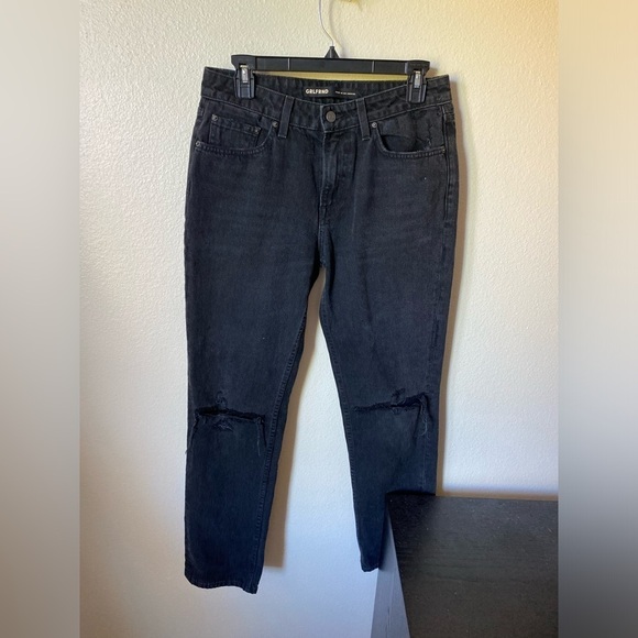 GRLFRND Women’s Kate Low Rise Slim Crop Jeans Size 26 Black 100% Cotton - Picture 2 of 11